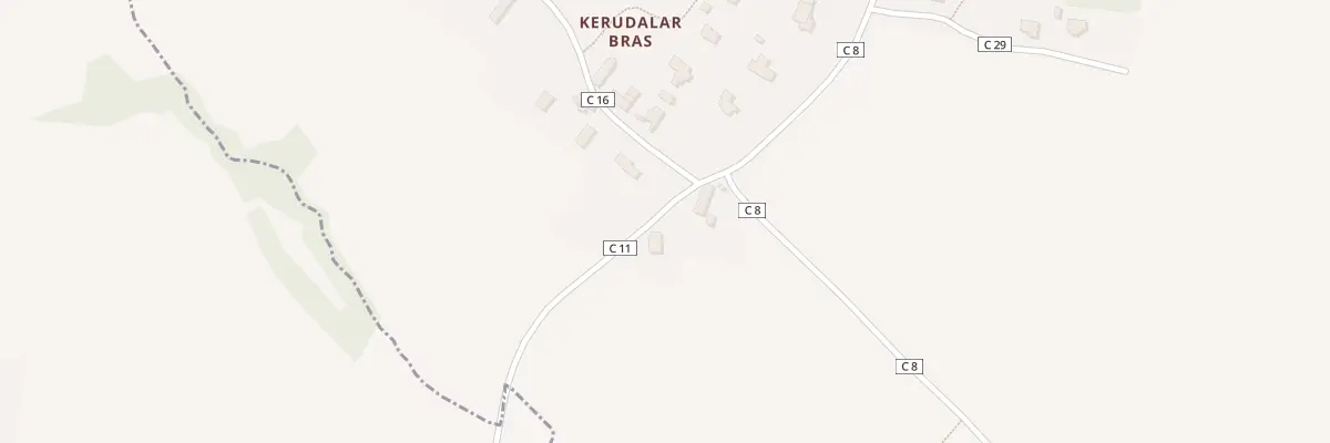 Plan du 15 Kerudalar à Trémaouézan