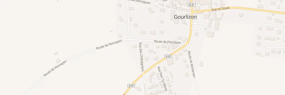Plan du 2 Rue des Chataigniers à Gourlizon