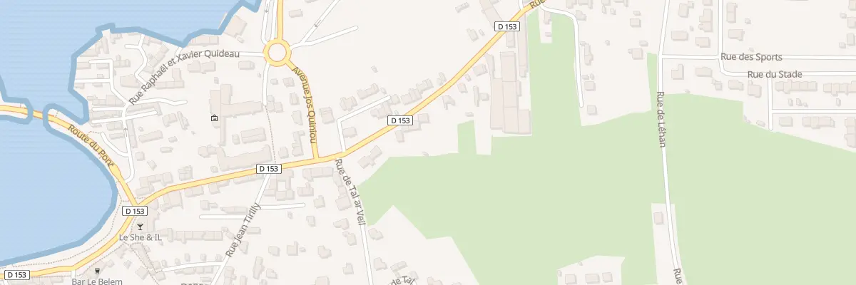 Plan du 25 Rue du Capitaine le Drezen à Treffiagat