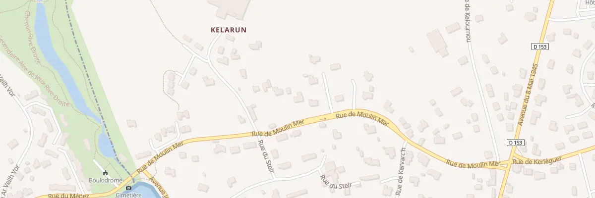Plan du 26 Rue du Moulin Mer à Treffiagat