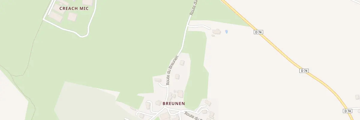 Plan du 44 Rte du Breunen à Saint-Méen