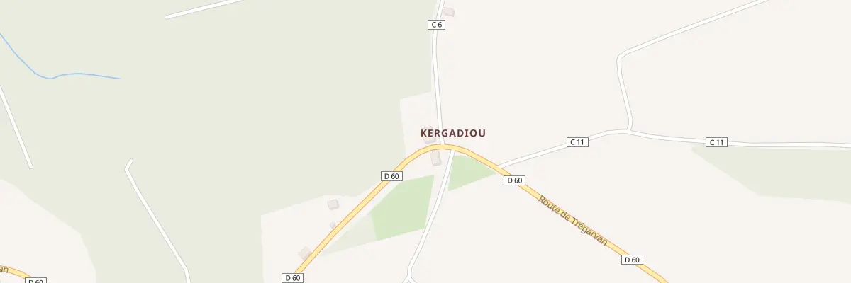 Plan du 199 Kergadiou à Argol
