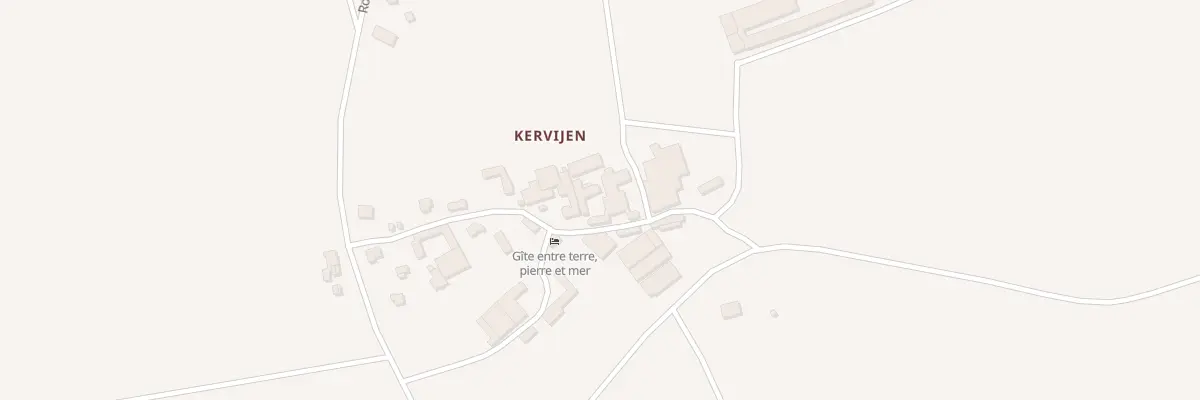 Plan du 19 Kervijen à Plomodiern