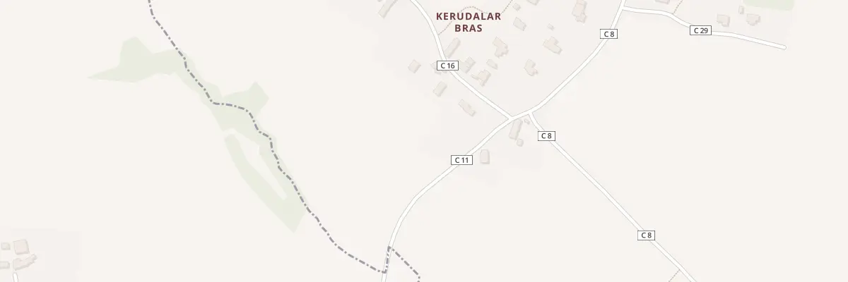 Plan du 15B Kerudalar à Trémaouézan