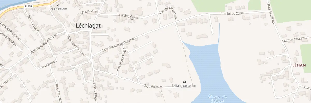Plan du 7 Rue Jean Jacques Rousseau à Treffiagat