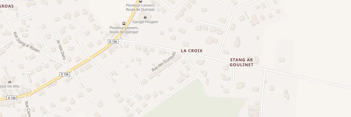 Plan du 3 Rue des Ecureuils à Plonéour-Lanvern