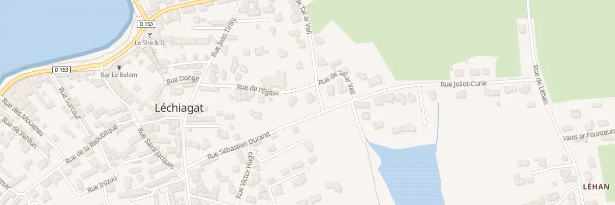 Plan du 5159 Rue Tal Ar Veil à Treffiagat