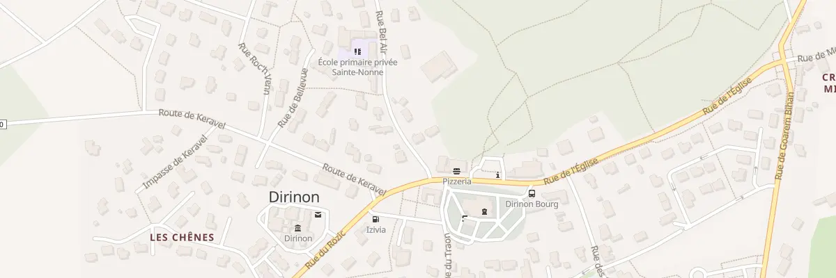 Plan du 4 Rue Bel Air à Dirinon