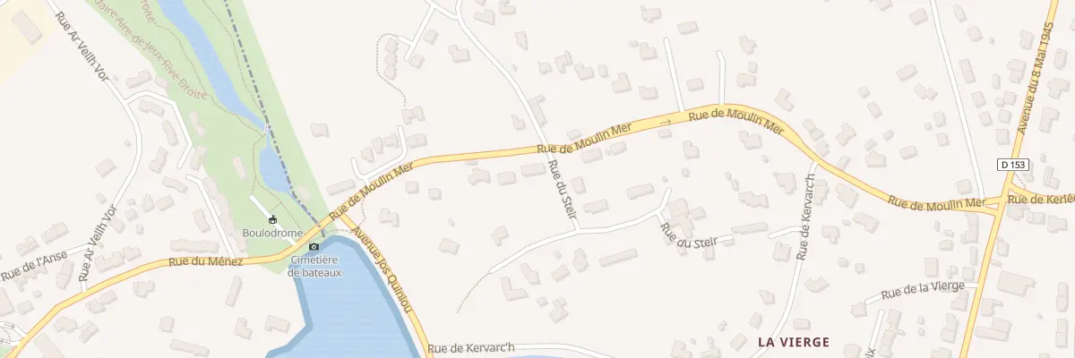 Plan du 27 Rue du Moulin Mer à Treffiagat