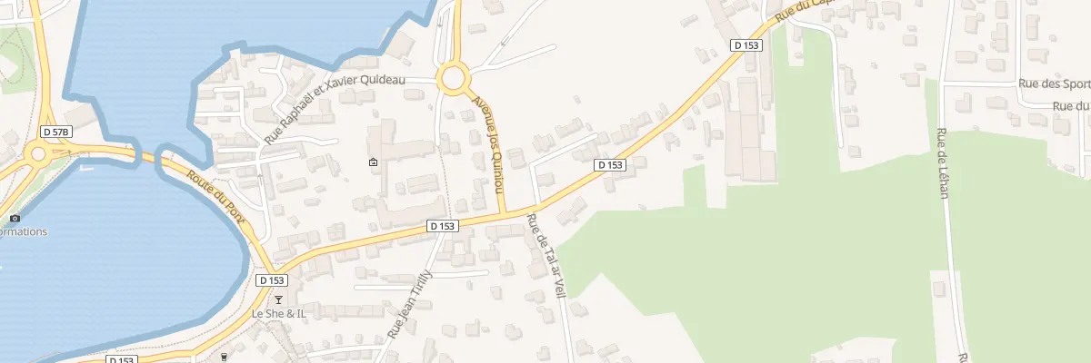Plan du 36 Rue du Capitaine le Drezen à Treffiagat