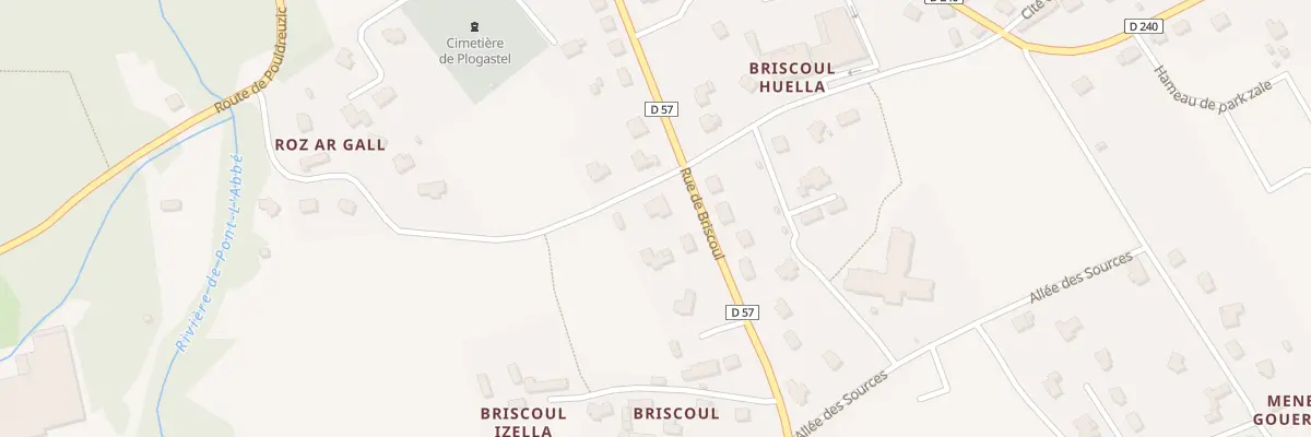 Plan du 18 Rue de Briscoul à Plogastel-Saint-Germain