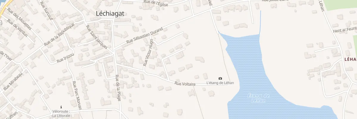 Plan du 4 Rue Jean Jacques Rousseau à Treffiagat