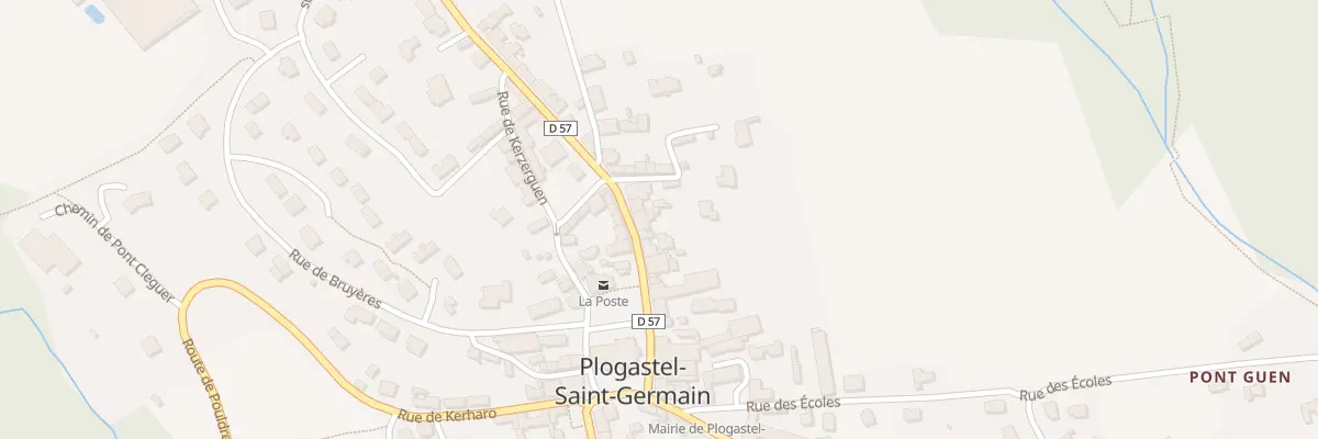 Plan du 22 Rue du Kastel à Pouldreuzic