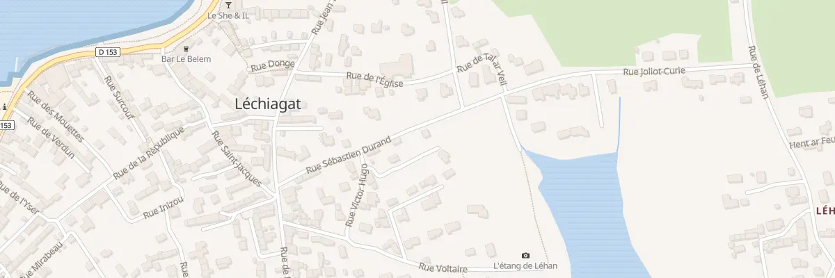 Plan du 4 Rue Sebastien Durand à Treffiagat