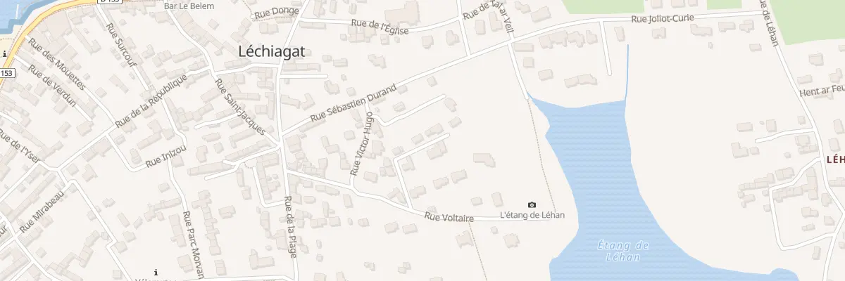 Plan du 3 Rue Jean Jacques Rousseau à Treffiagat