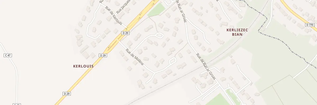 Plan du 24T Rue de Bréhat à Dirinon