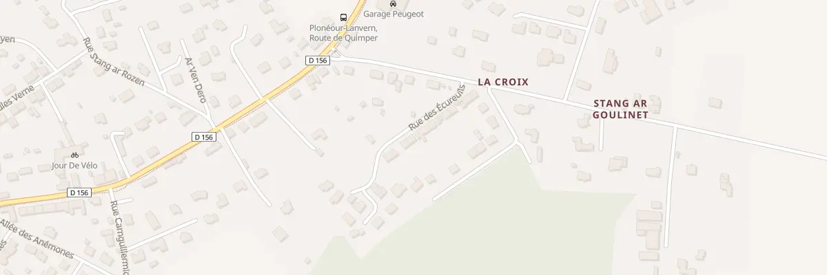Plan du 13 Rue des Ecureuils à Plonéour-Lanvern