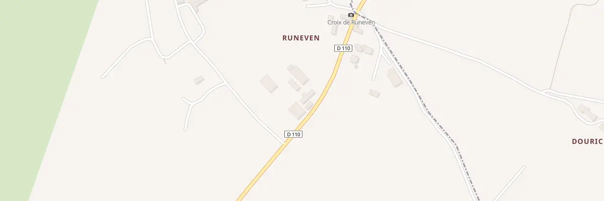 Plan du 5 Runeven à Plouider