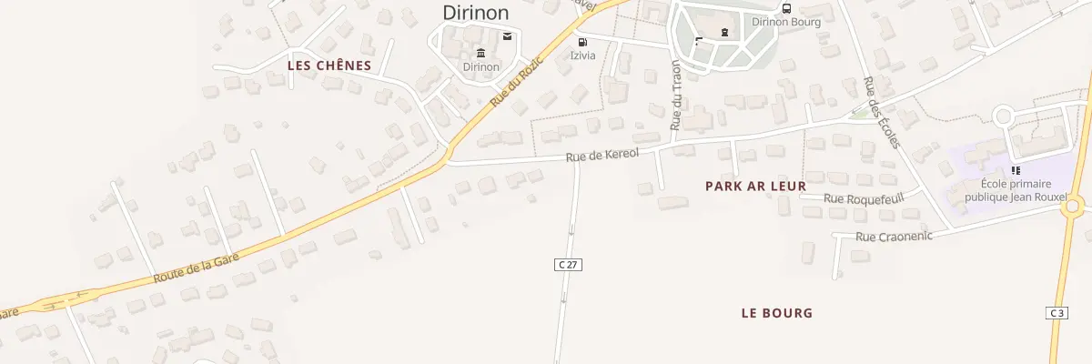 Plan du 9 Rue Kereol à Dirinon