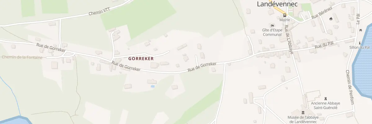 Plan du 201 Gorreker à Landévennec