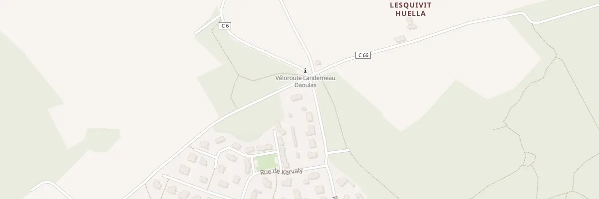 Plan du 21 Rue Bel Air à Dirinon