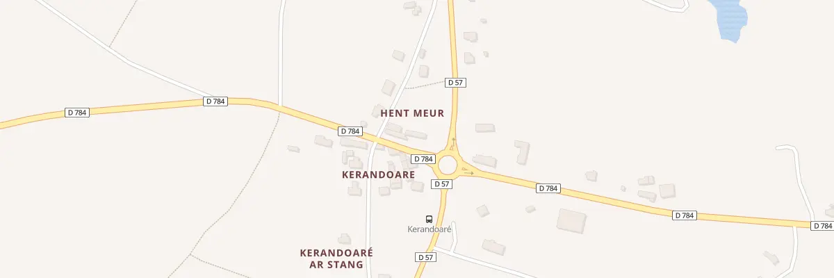 Plan du 491 Kérandoaré à Plogastel-Saint-Germain