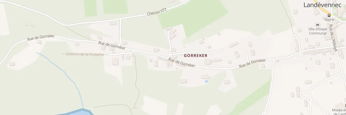 Plan du 203 Gorreker à Landévennec