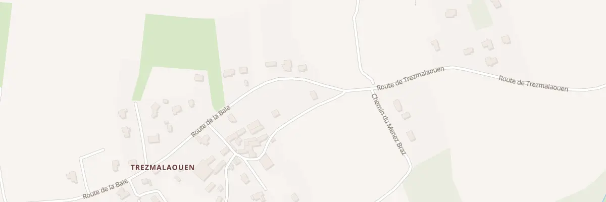 Plan du 4 Rte de la Baie à Plonévez-Porzay