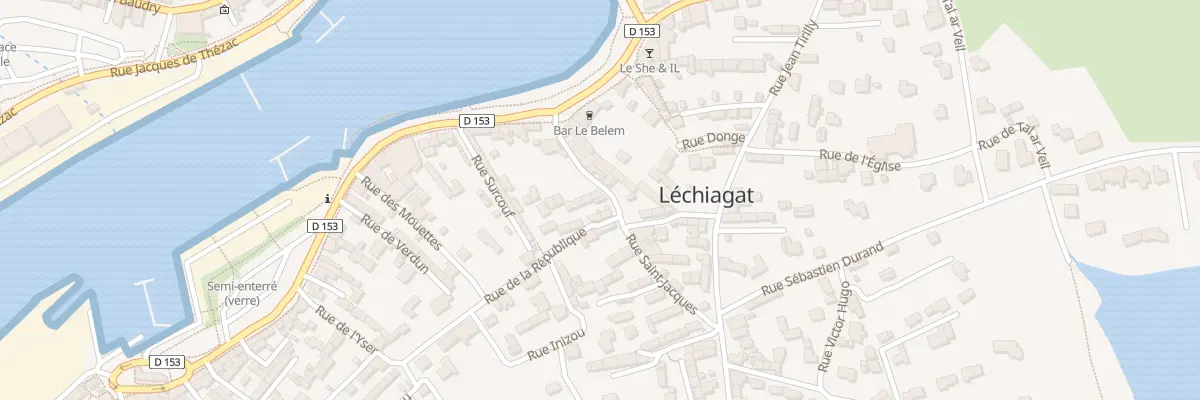 Plan du 2 Rue St Jacques à Treffiagat