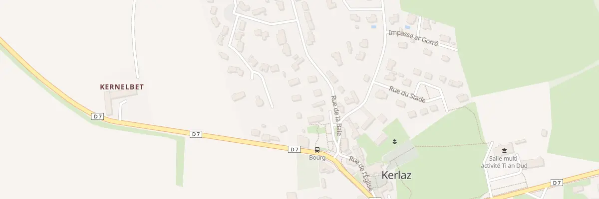 Plan du 3 Rue de la Baie à Kerlaz