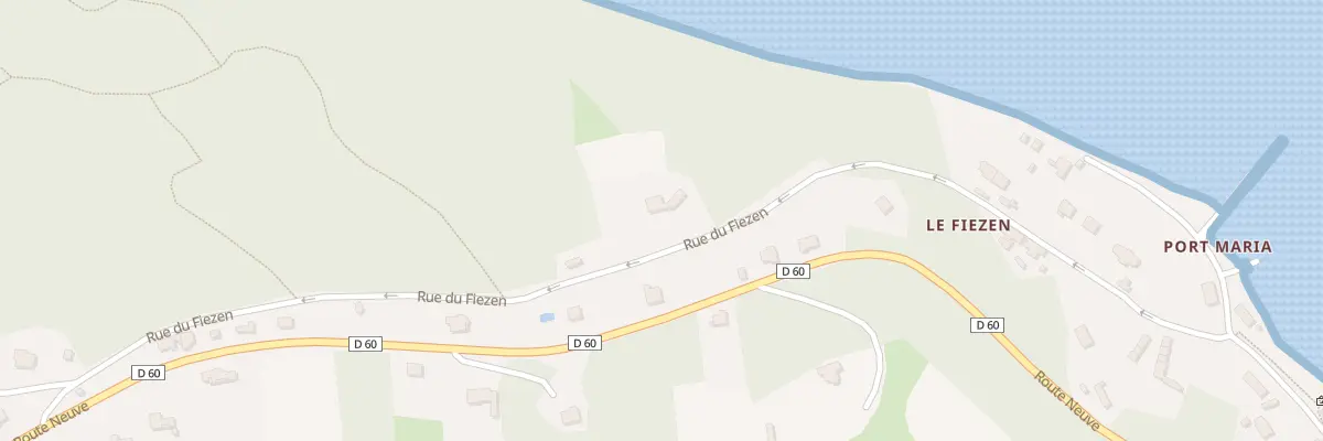 Plan du 99 Le Fiezen à Landévennec