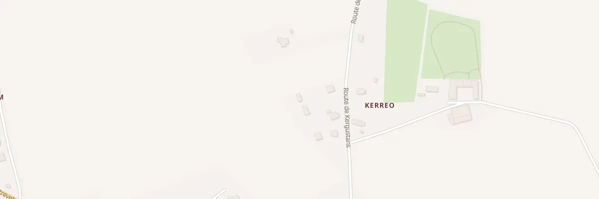 Plan du 7 Rte de Kergustans à Plomodiern