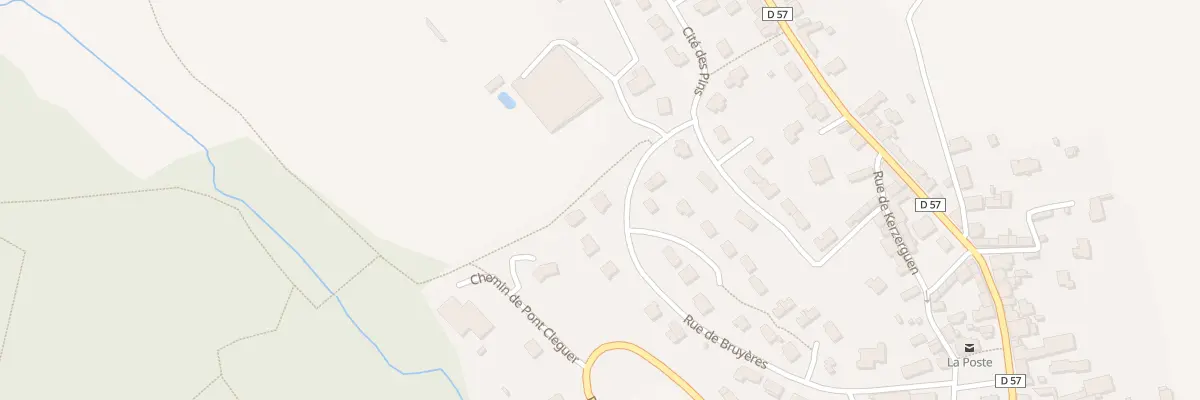 Plan du 23 Rue des Bruyères à Plogastel-Saint-Germain