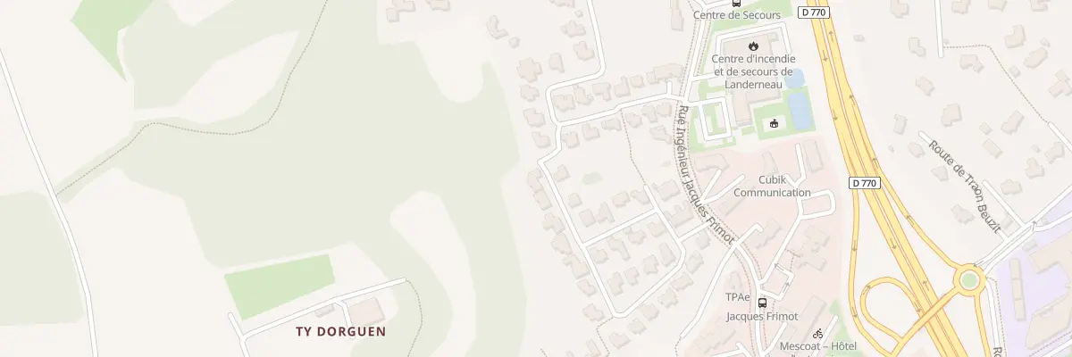 Plan du 27 Rue Claude Petton à Landerneau