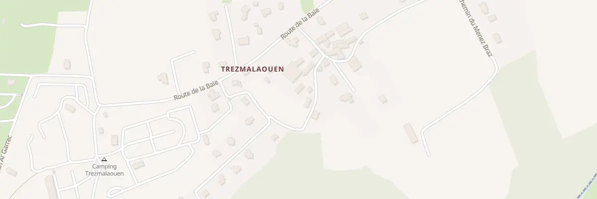 Plan du 17 Trezmalaouen à Plonévez-Porzay