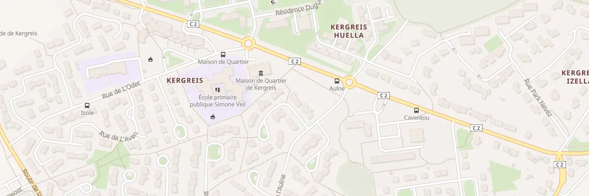 Plan du 50 Rue de la Douffine à Landerneau