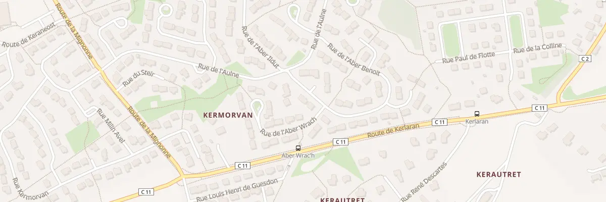 Plan du 305 Rue de l’Aber Benoit à Landerneau