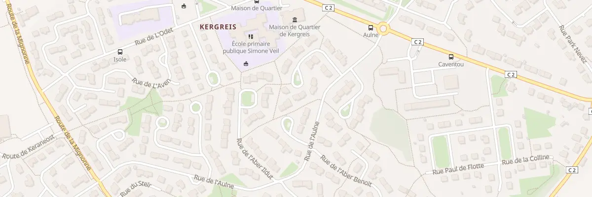 Plan du 140 Rue de la Douffine à Landerneau