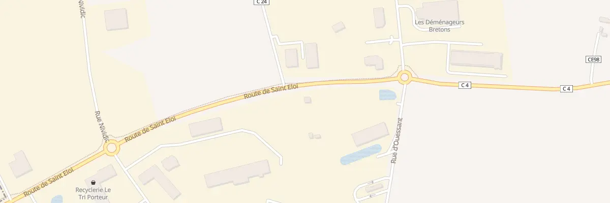 Plan du 179 Rte de Saint Eloi à Plouédern