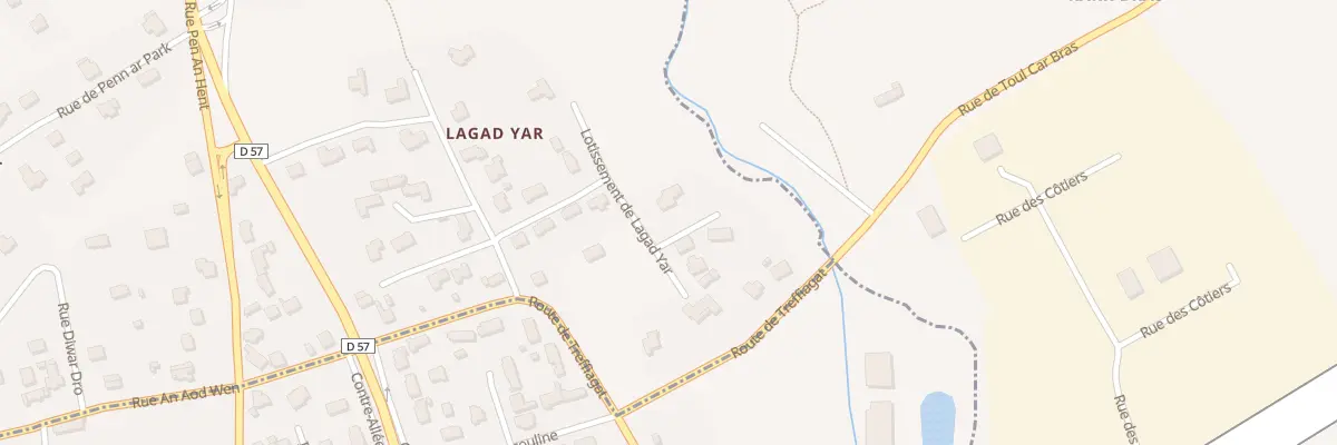 Plan du 5893F Lagad Yar à Plomeur