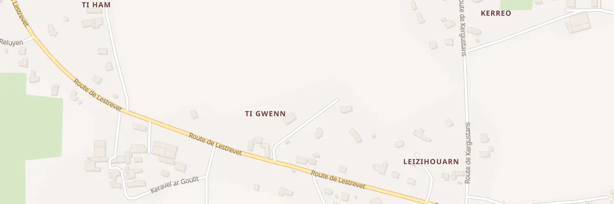 Plan du 18 Ti Gwenn à Plomodiern