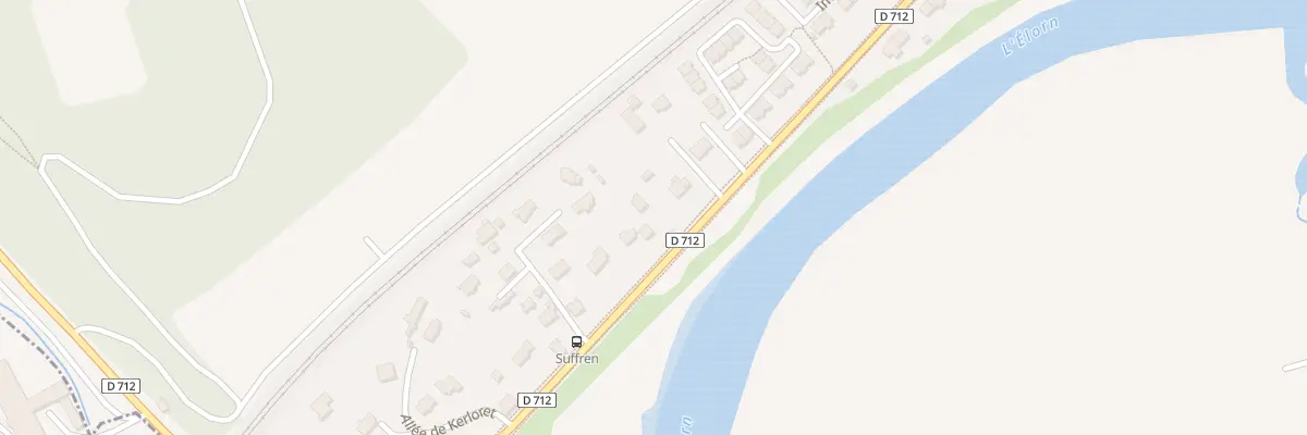 Plan du 140 Rue Hervé de Guébriant à Landerneau