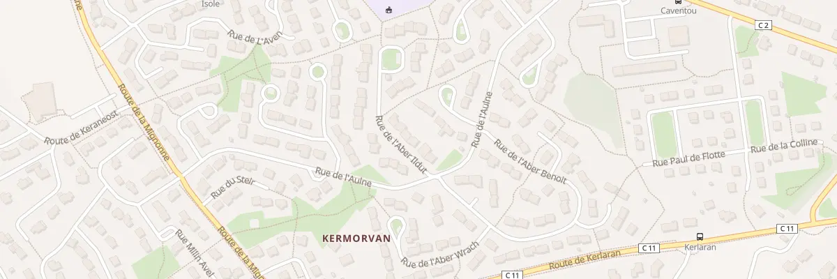 Plan du 40 Rue de l’Aber-Ildut à Landerneau