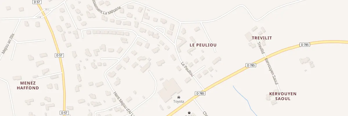 Plan du 8 Lot du Peuliou à Plomeur
