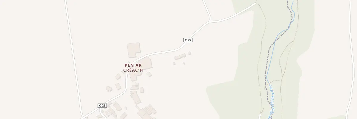 Plan du 5078 Pennacreach à Trégarantec