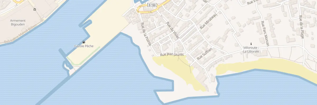 Plan du 1 Rue Jean Jaurès à Treffiagat