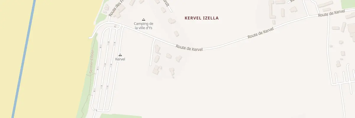 Plan du 21 Rte de Kervel à Plonévez-Porzay