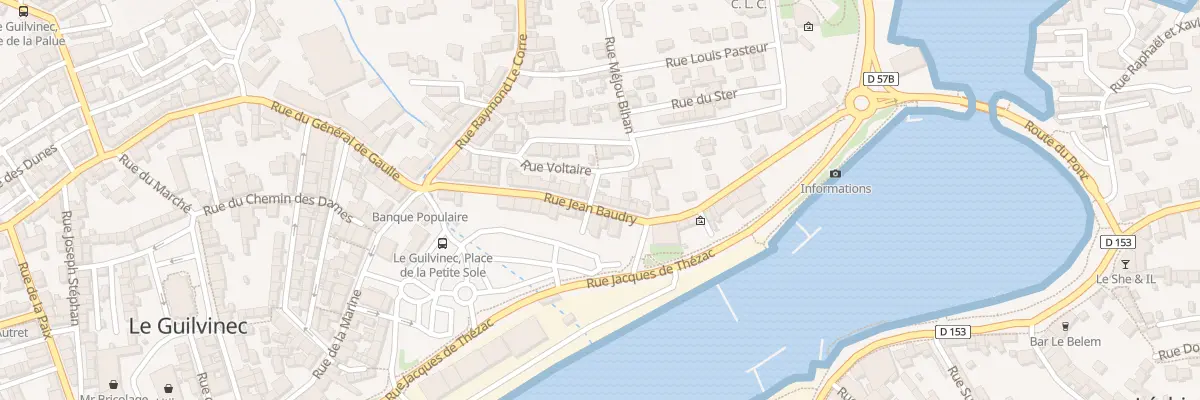 Plan du 29 Rue Jean Baudry à Guilvinec