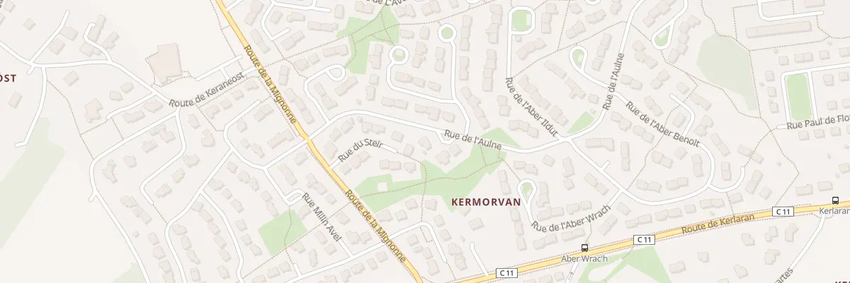 Plan du 465 Rue de l’Aulne à Landerneau