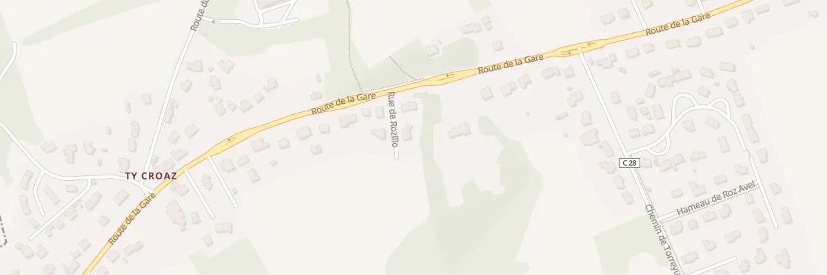 Plan du 3 Rue de Rozilio à Dirinon